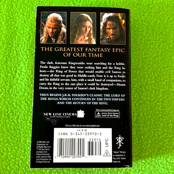 Lord Of The Rings Trilogy by J.R.R. Tolkien Softcover Books - Picture 5 of 7